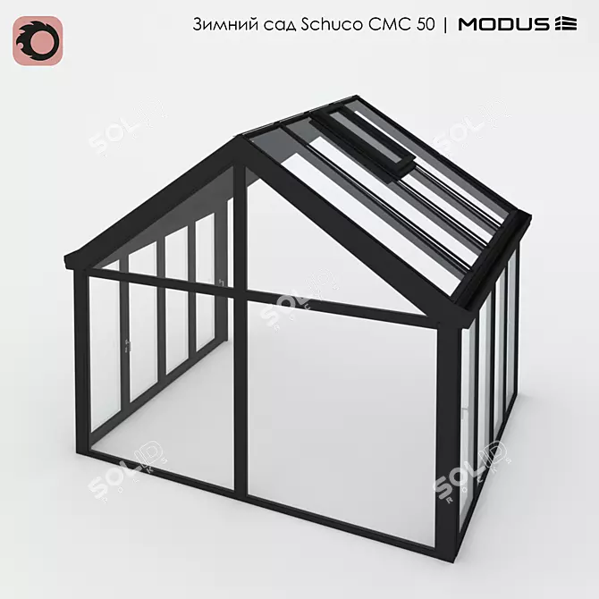 CMC Winter Garden 50 MODUS: Gable Roof DreamSpace 3D model image 1