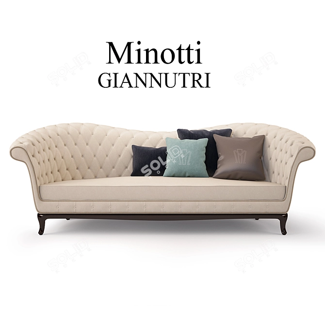 Modern Minotti Giannutri Sofa 3D model image 1