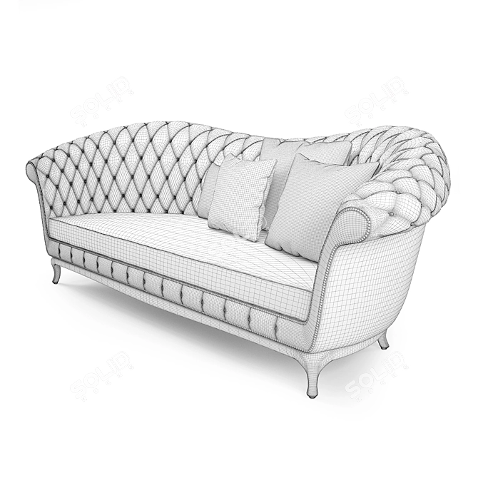 Modern Minotti Giannutri Sofa 3D model image 3