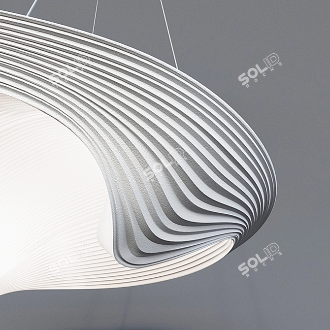 SHELL S Pendant Light 500mm 3D model image 2