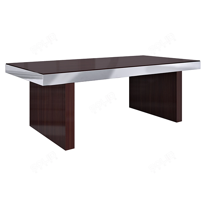 Pusha Modern Exclusive Dining Table 3D model image 1