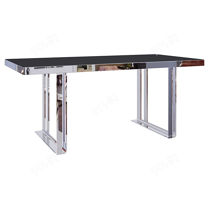 Pusha Exclusive Steel Table 3D model image 1