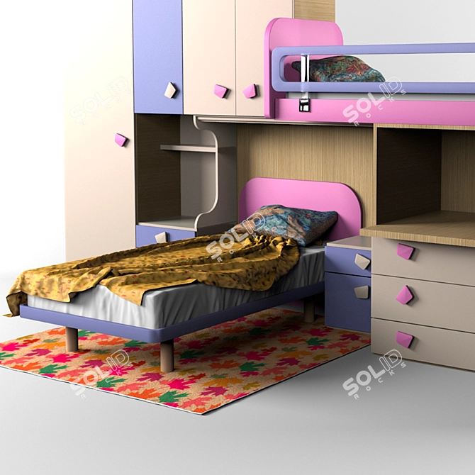 Italian Charm for Children's Spaces 3D model image 2