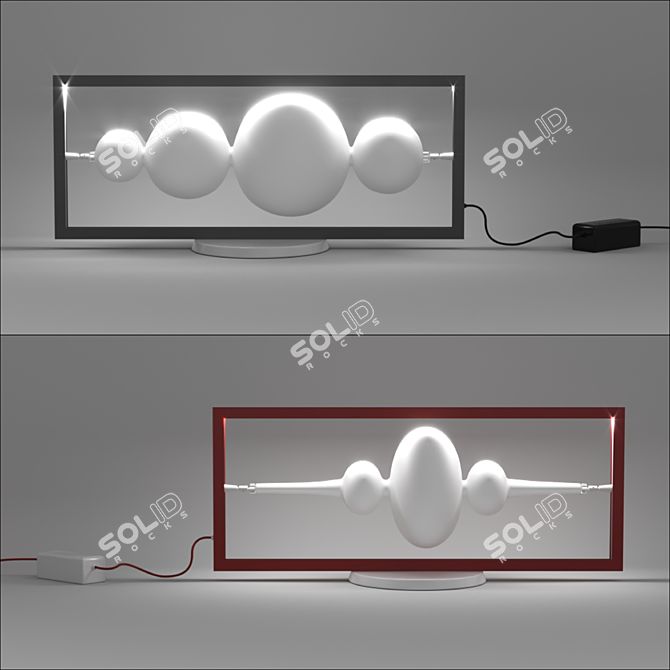 Moonshadow Table Lamp 3D model image 1