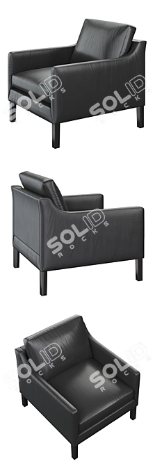 Stackable Armchair: BW_127_1000 3D model image 2