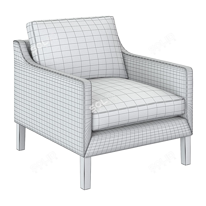 Stackable Armchair: BW_127_1000 3D model image 3
