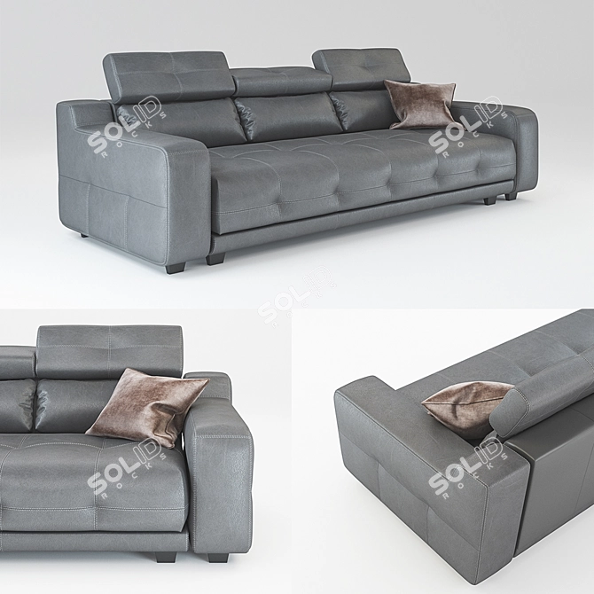 Luxury Elvis Sofa by Cinno Cillini 3D model image 2