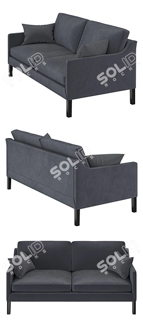 Corona Render Open Stack Sofa 3D model image 2