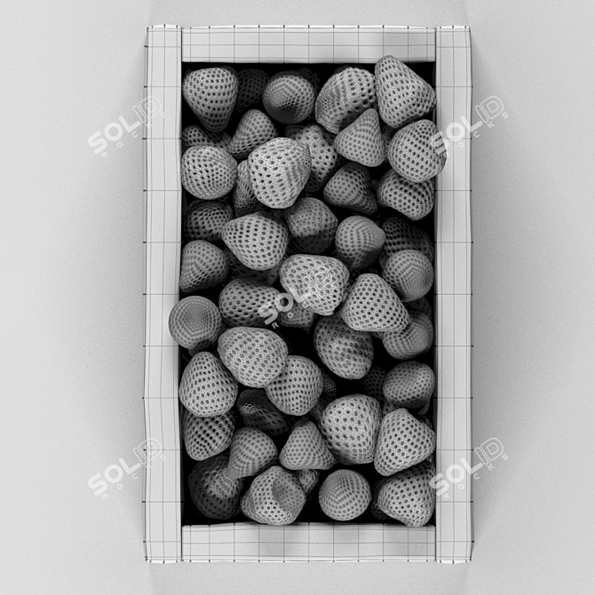 Sweet Berrylicious Strawberry Delight 3D model image 2