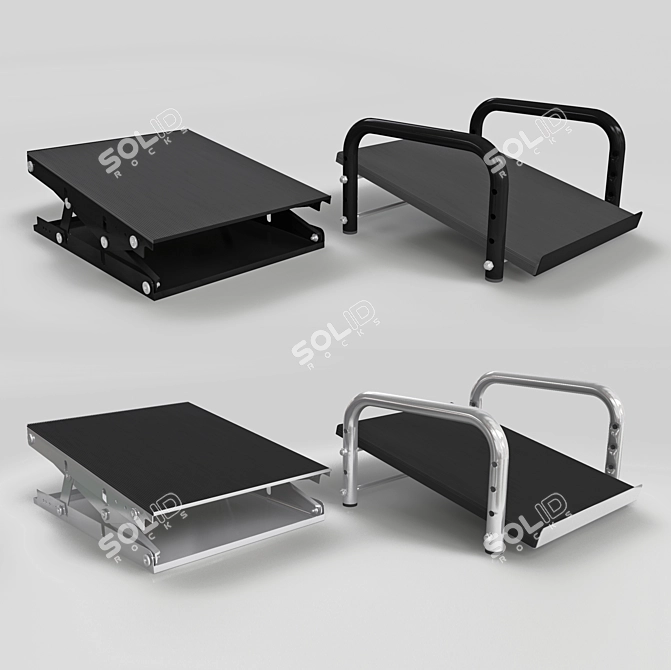 ErgoRest Footrest: Comfort for Your Feet 3D model image 1