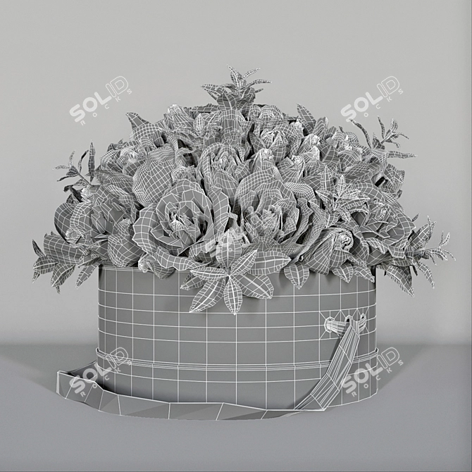 FloraBox: Corona + Vray 3D Model 3D model image 3