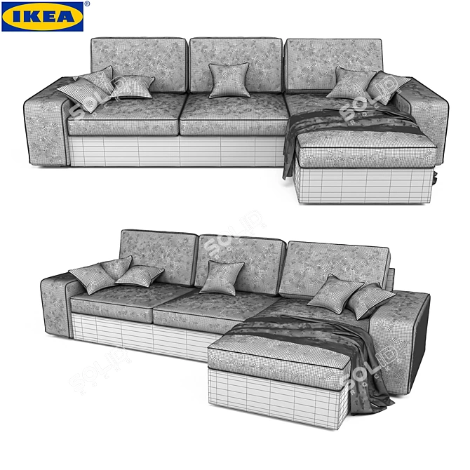 Kivik IKEA Sofa | Spacious, Stylish, Comfortable 3D model image 2