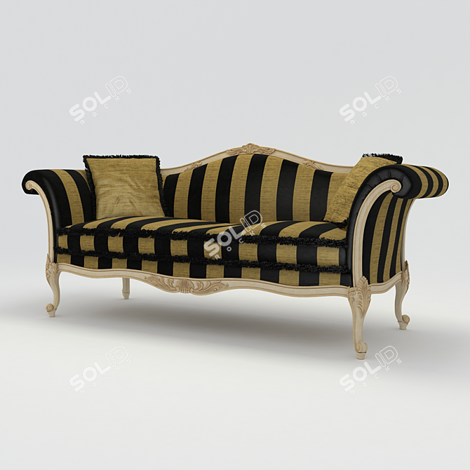 Elegant Ceppi Art Sofa 3D model image 1