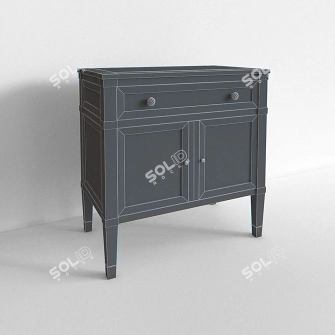 Buona Notte Bedside Table 3D model image 3