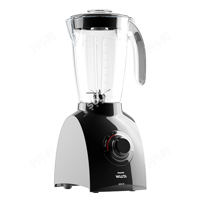 Powerful Philips Walita Blender 3D model image 1