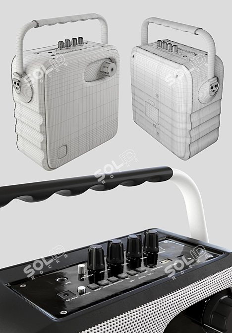 Akai ABTS T5: Wireless Powerhouse 3D model image 2