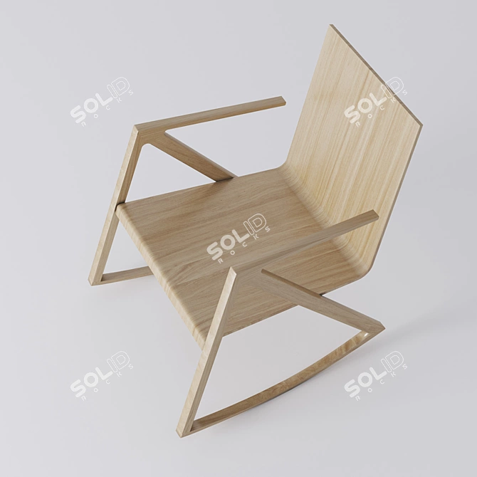 Elevate Comfort with Felix Rocker 3D model image 2