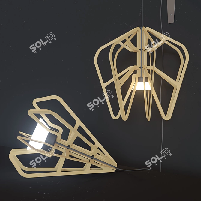 Versatile LED Exo Series 3D model image 2