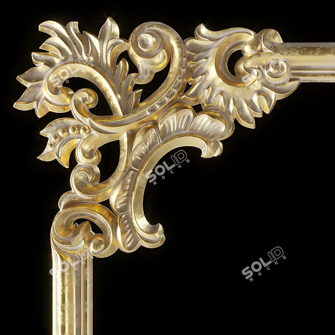 Modern Decorative Frame by EVROPLAST 3D model image 2