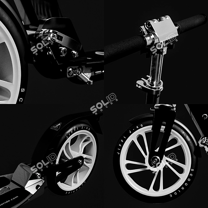 Scooride Electric Scooter 3D model image 2