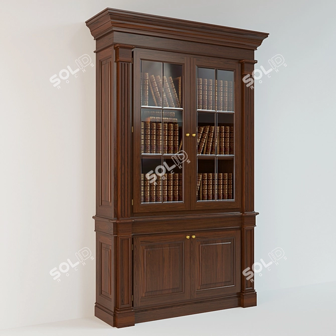 Title: Built-In Wardrobe: Elegant and Functional 3D model image 1