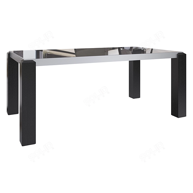 Contemporary Free Spirit Dining Table 3D model image 1