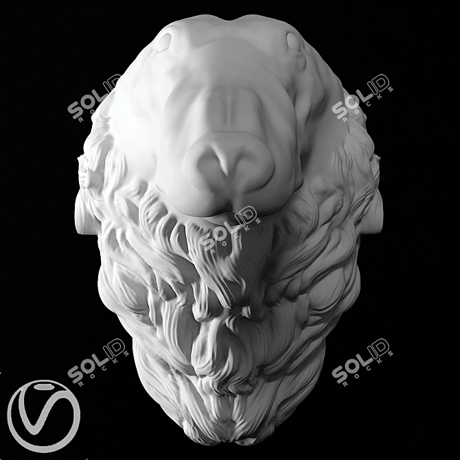 Pet Pals: Dog Head 3D model image 3