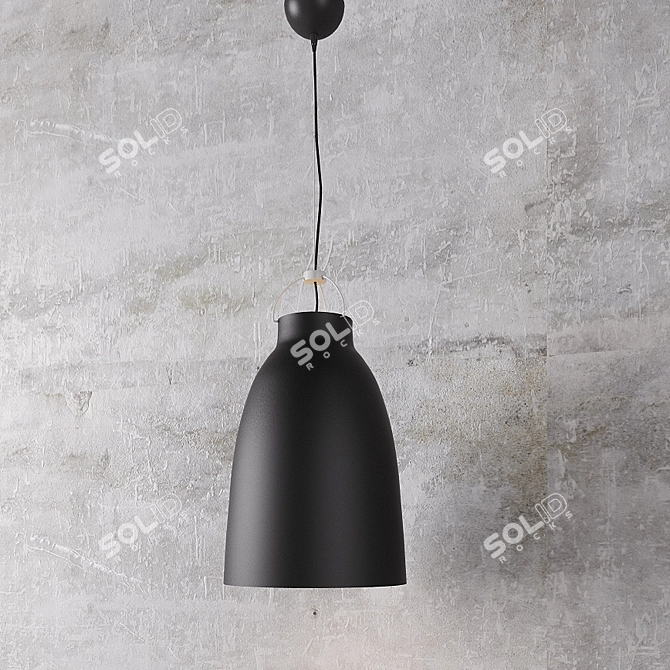 Elegant Pendant Lamp 3D model image 1