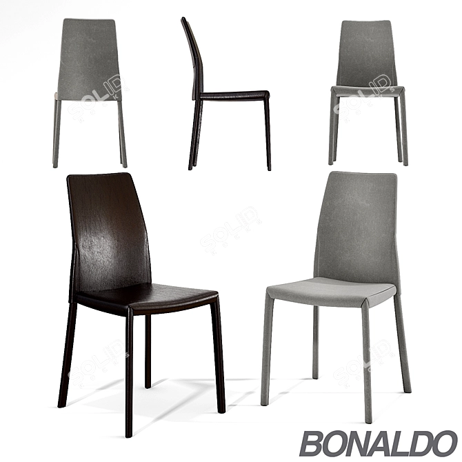 Elegant Bonaldo Lagoon Chair 3D model image 1