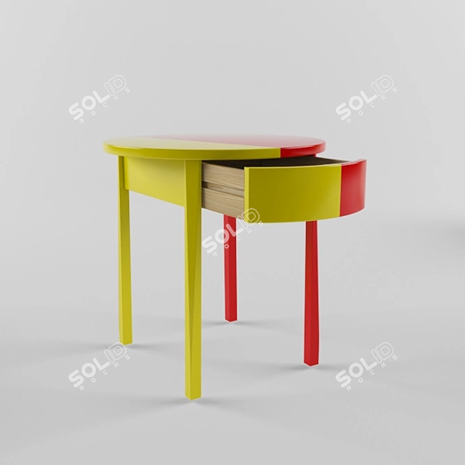 Versatile Modern Side Table 3D model image 1