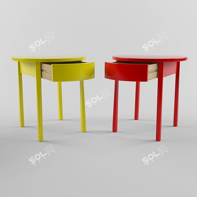 Versatile Modern Side Table 3D model image 2