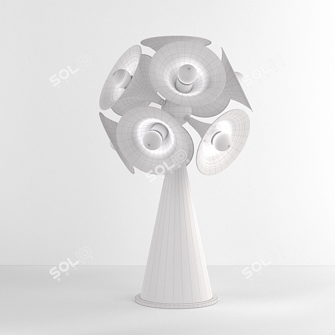 Elegant Botti Table Light 3D model image 3