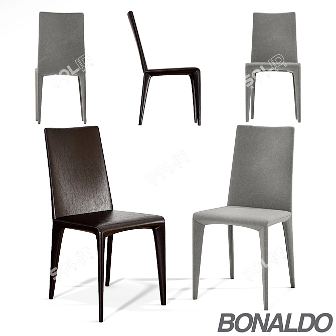 Elegant Filly Up Chair 3D model image 1