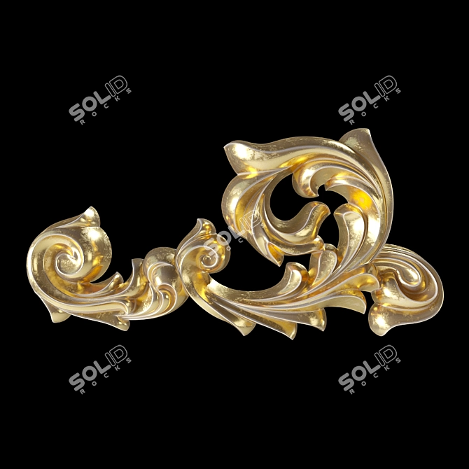 Decorative Inlay by EVROPLAST 3D model image 1