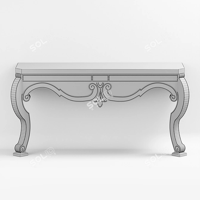 Velvet Augustus Console Table 3D model image 3