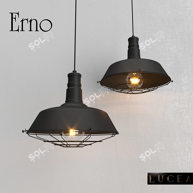 Erno Lucea Large Pendant Chandelier 3D model image 1