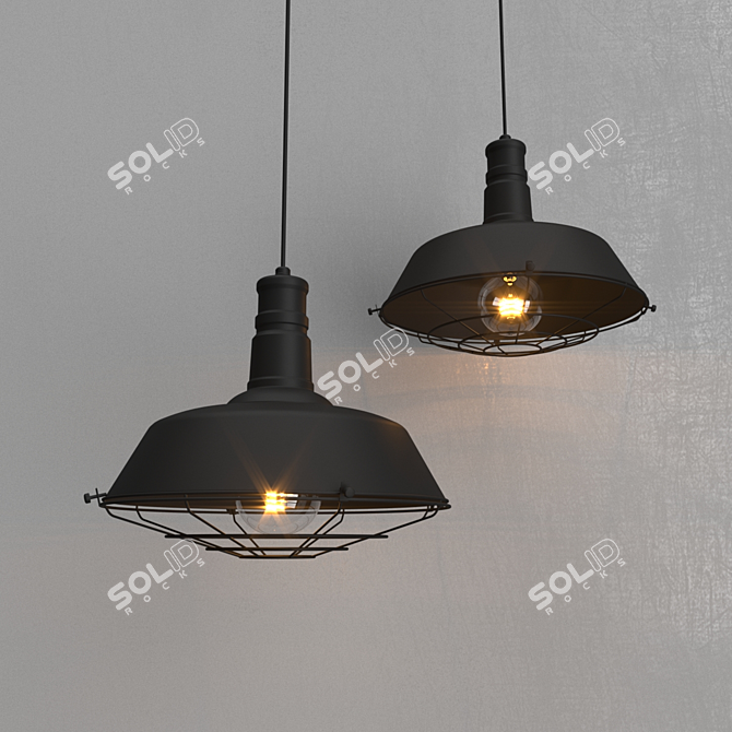 Erno Lucea Large Pendant Chandelier 3D model image 2