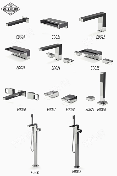 Geometry Perfected: Watermark EDGE Series 3D model image 2