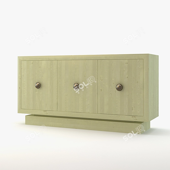 Arteriors Gaston Console: Modern Elegance for Any Space 3D model image 1