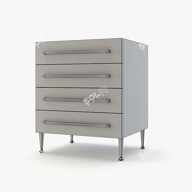 Arteriors Hazel Chest: Elegant Storage Solution 3D model image 2