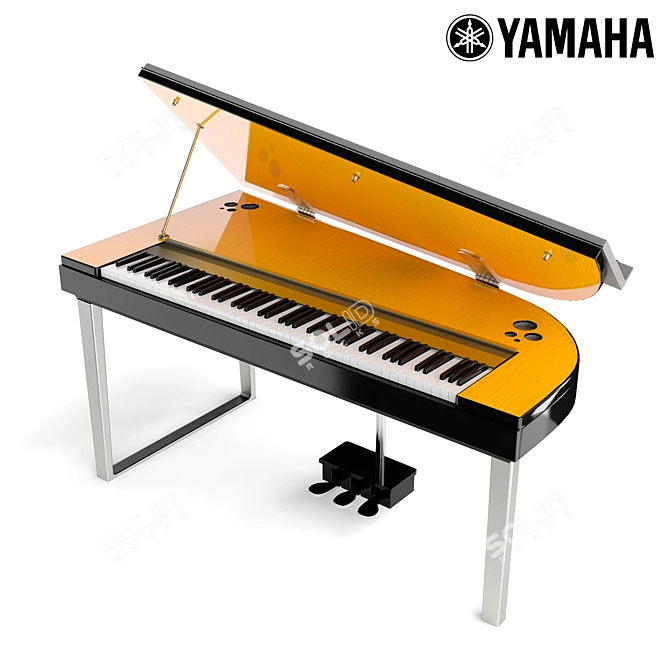Yamaha Modus H01: Innovative Digital Piano 3D model image 1
