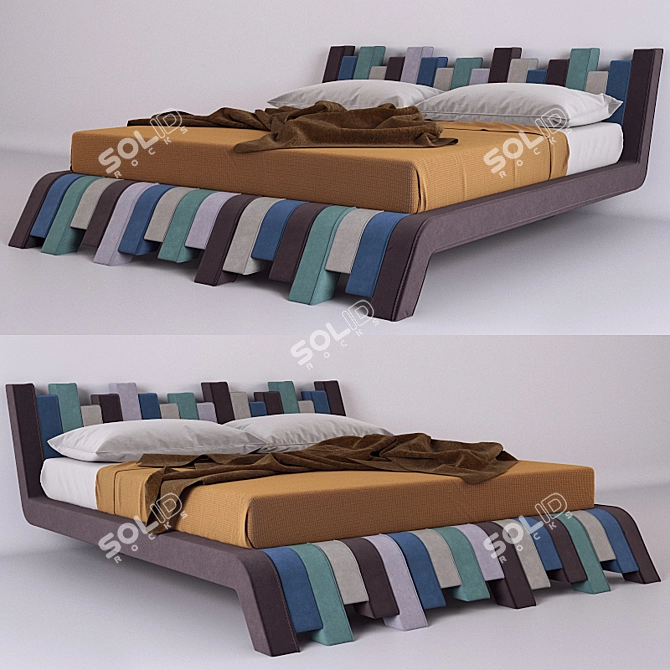 Elevate Your Sleep: Cu.bed_Bolzan Letti 3D model image 1