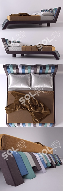 Elevate Your Sleep: Cu.bed_Bolzan Letti 3D model image 2