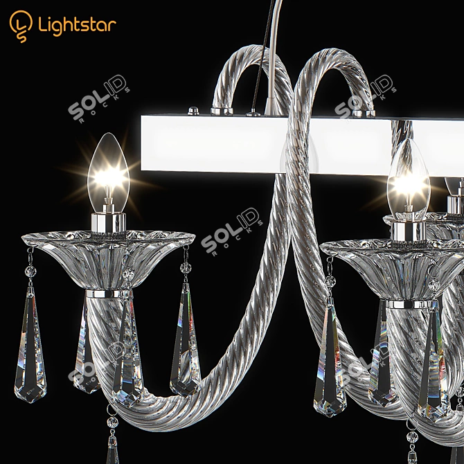 Elegant Corno Lightstar Pendant 3D model image 2