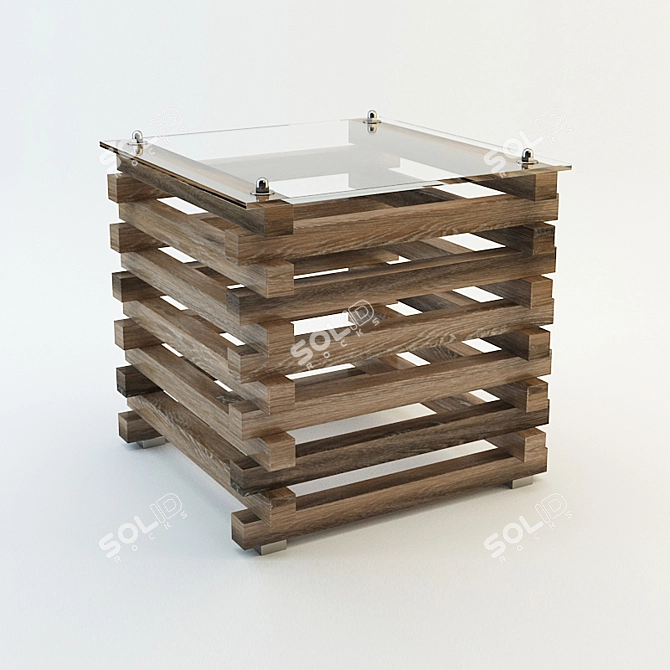 Andrew Martin Bertrand Log Table 3D model image 1