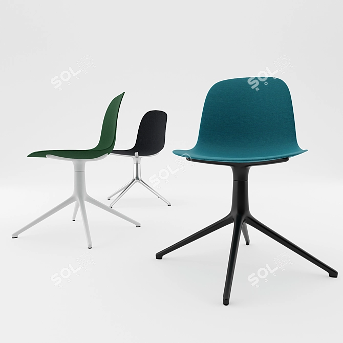 Form Chair: Endless Design Possibilities 3D model image 2