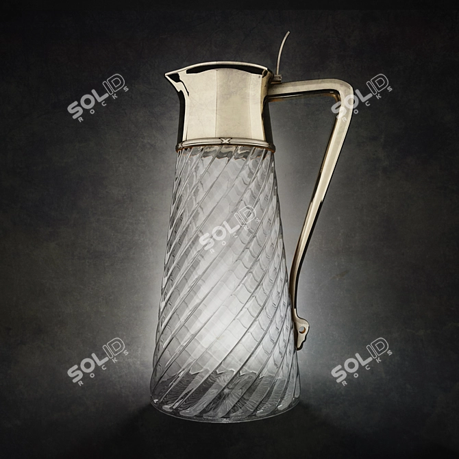 Faberge Decanter: Timeless Elegance 3D model image 1