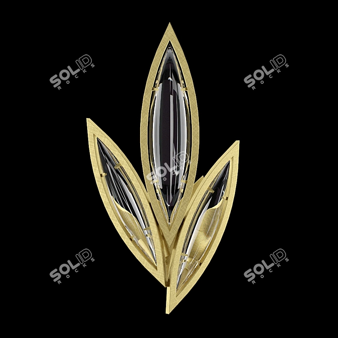 Marquise Crystal Wall Sconce, Fine Art Lamps 3D model image 1