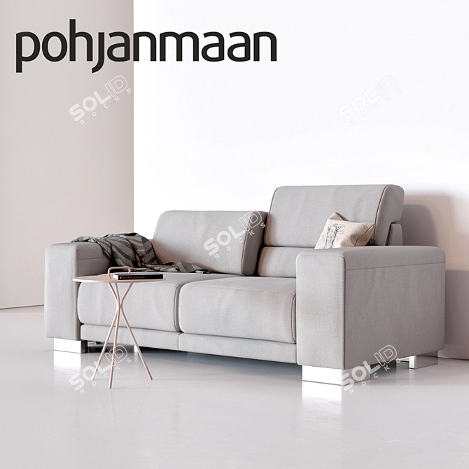 Elegant Scandinavian Copenhagen Set 3D model image 1