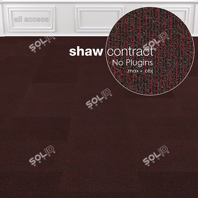 Shaw Contract All Access Portal Tile 3D model image 2